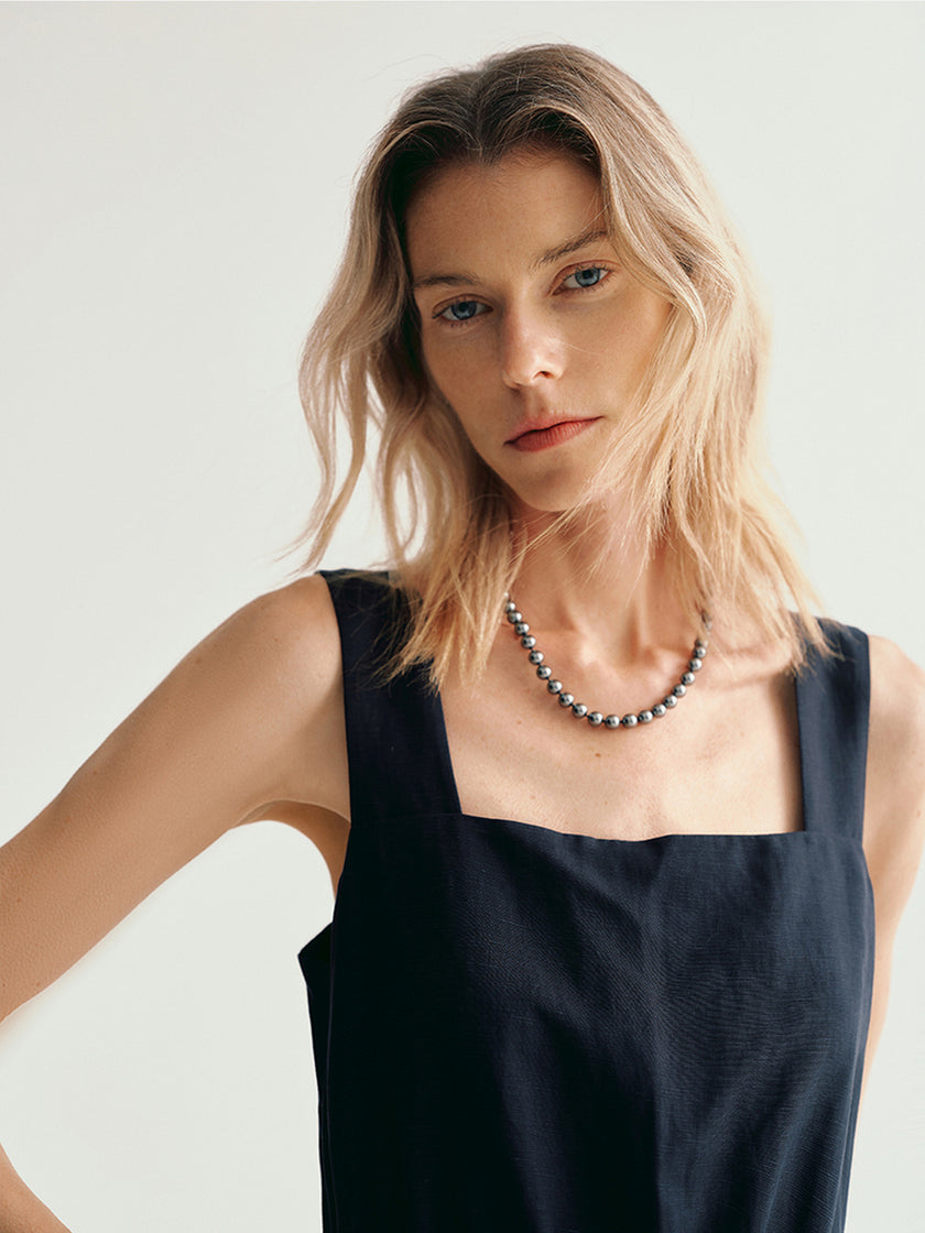 Sleeveless Lyocell Jumpsuit