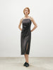 Draped Acetate Slip Dress