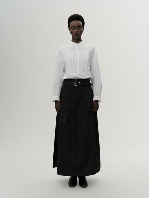 Load image 1 in gallery view. Pure Cotton Dropped-Shoulder Collared Shirt