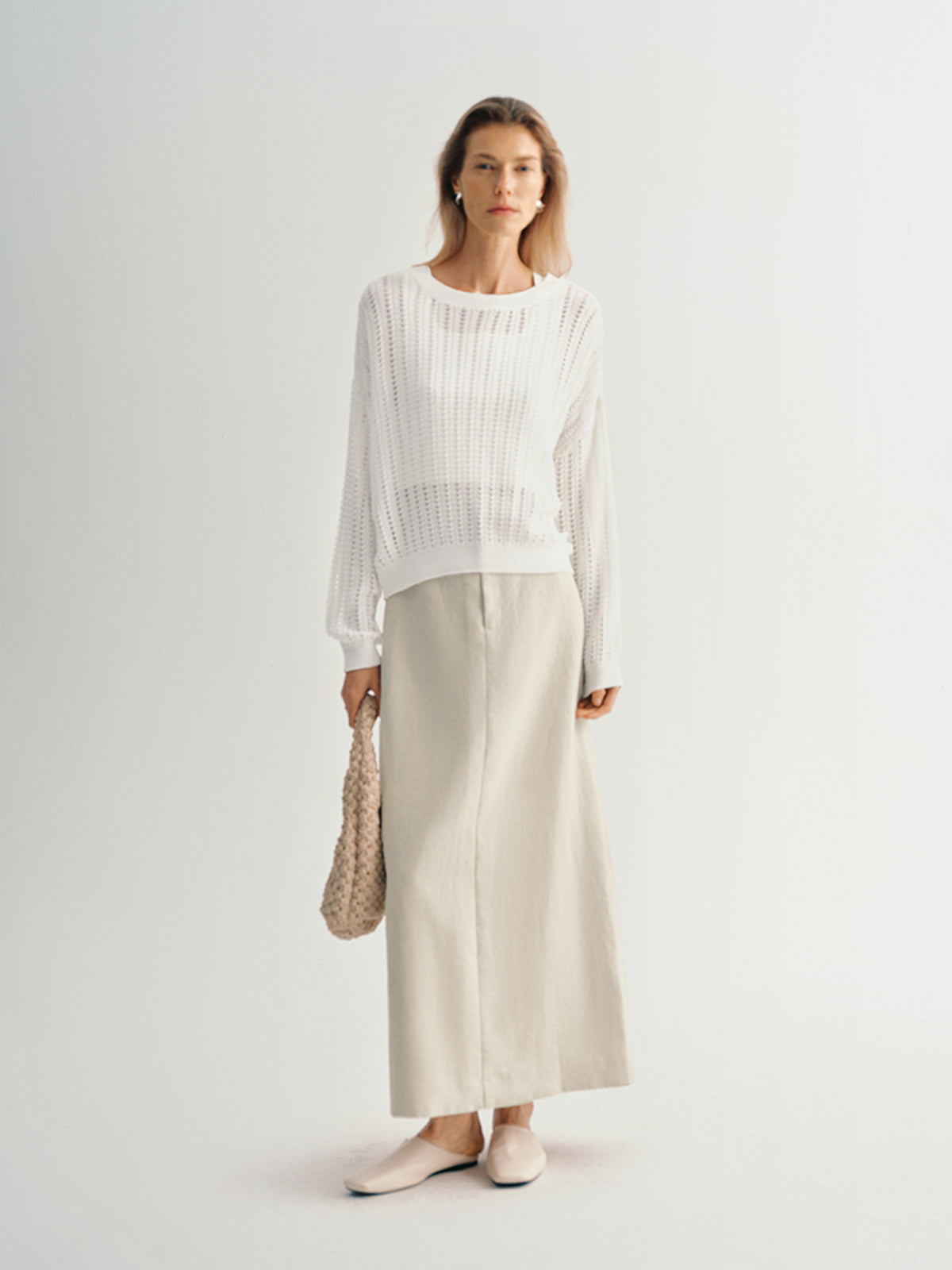 Women's Open Knit Sweater – MEILLEUR MOMENT OFFICIAL STORE NEW YORK