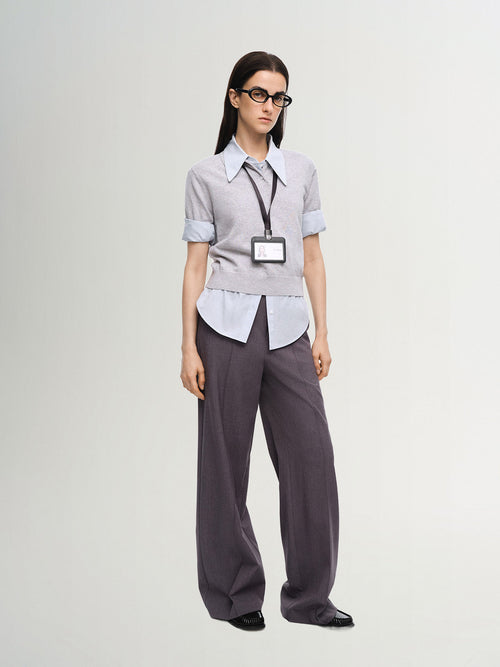 Load image 1 in gallery view. Wide Leg Trousers