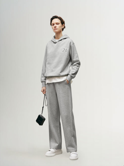 Load image 1 in gallery view. Drawstring Cotton Blend Pants