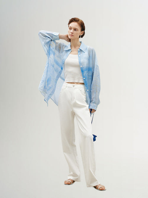 Load image 1 in gallery view. Monet Lyocell Shirt