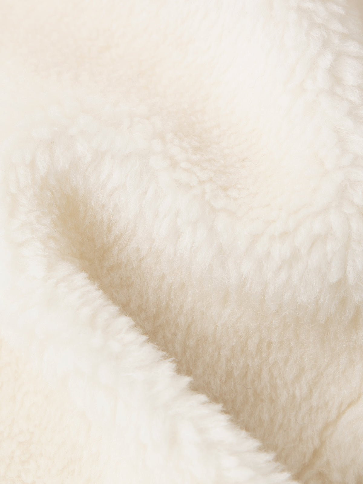 Pure Wool Fluffy Coat