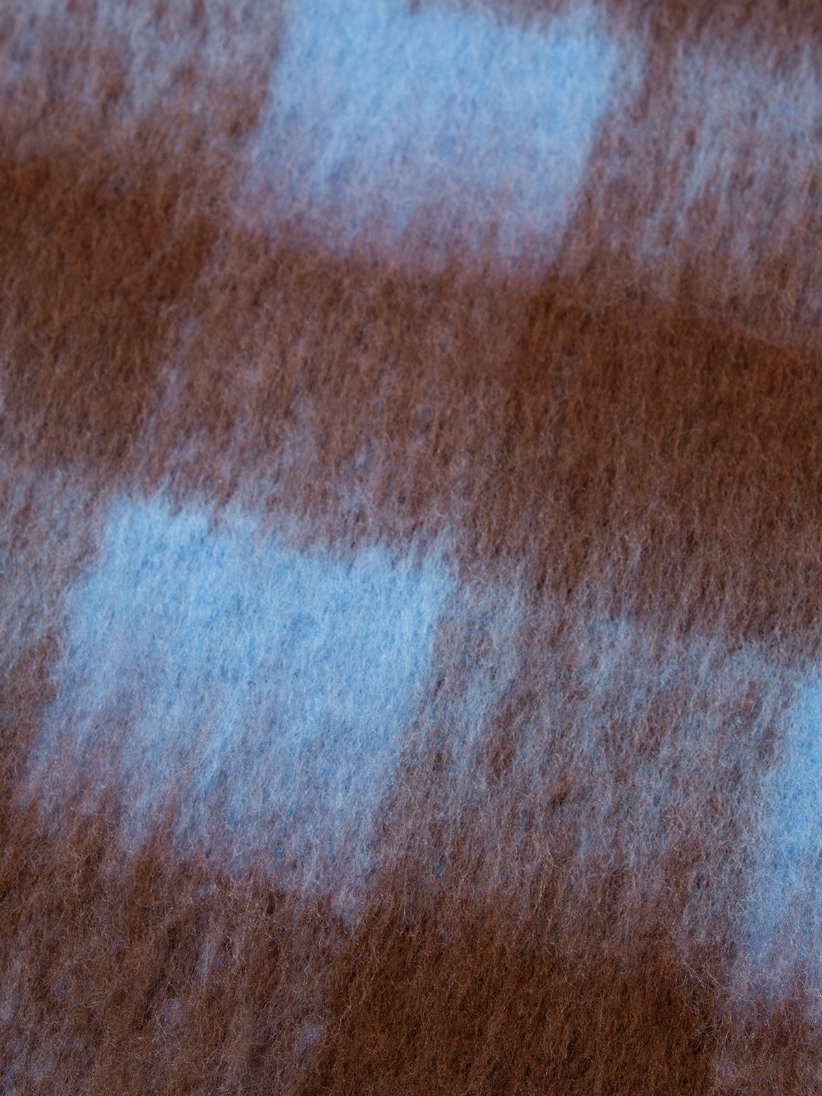 Navy Blue Plaid Scarf