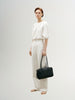 Bubble Textured Puff Puff Silk Blouse