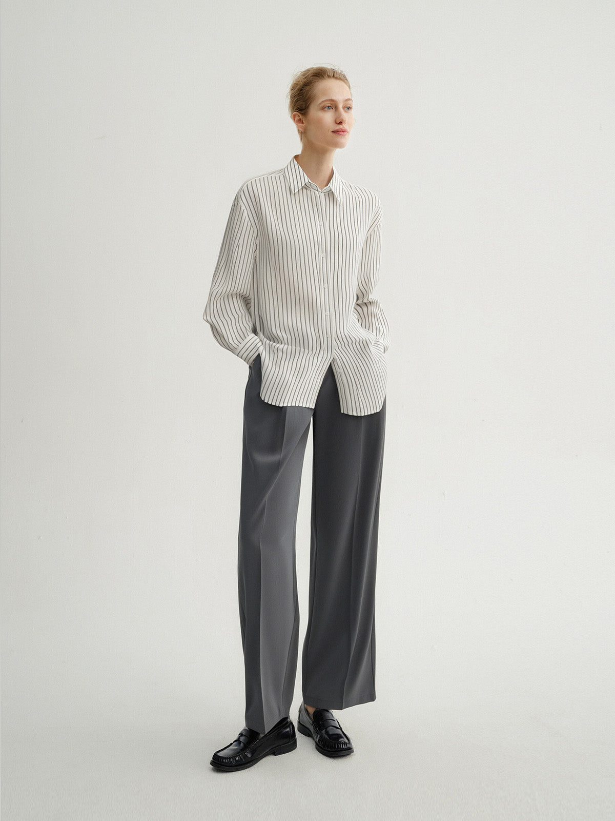 Pinstriped Cotton Shirt