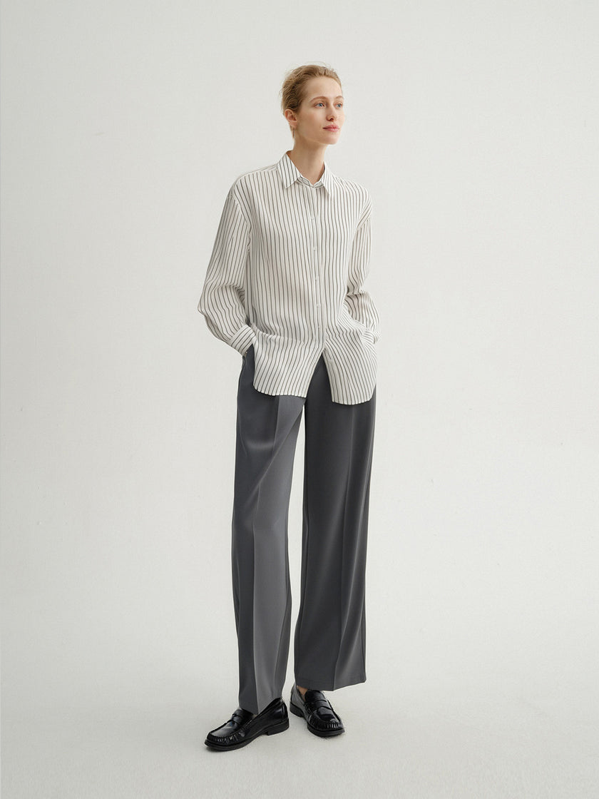 Pinstriped Cotton Shirt