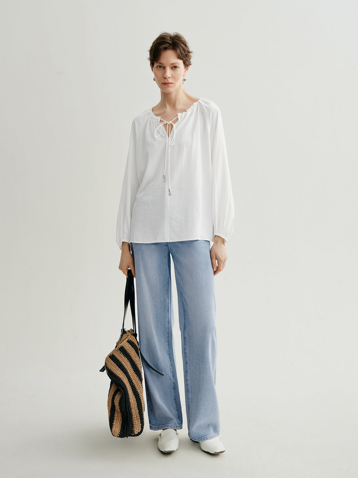 Relaxed Long-Sleeve Top