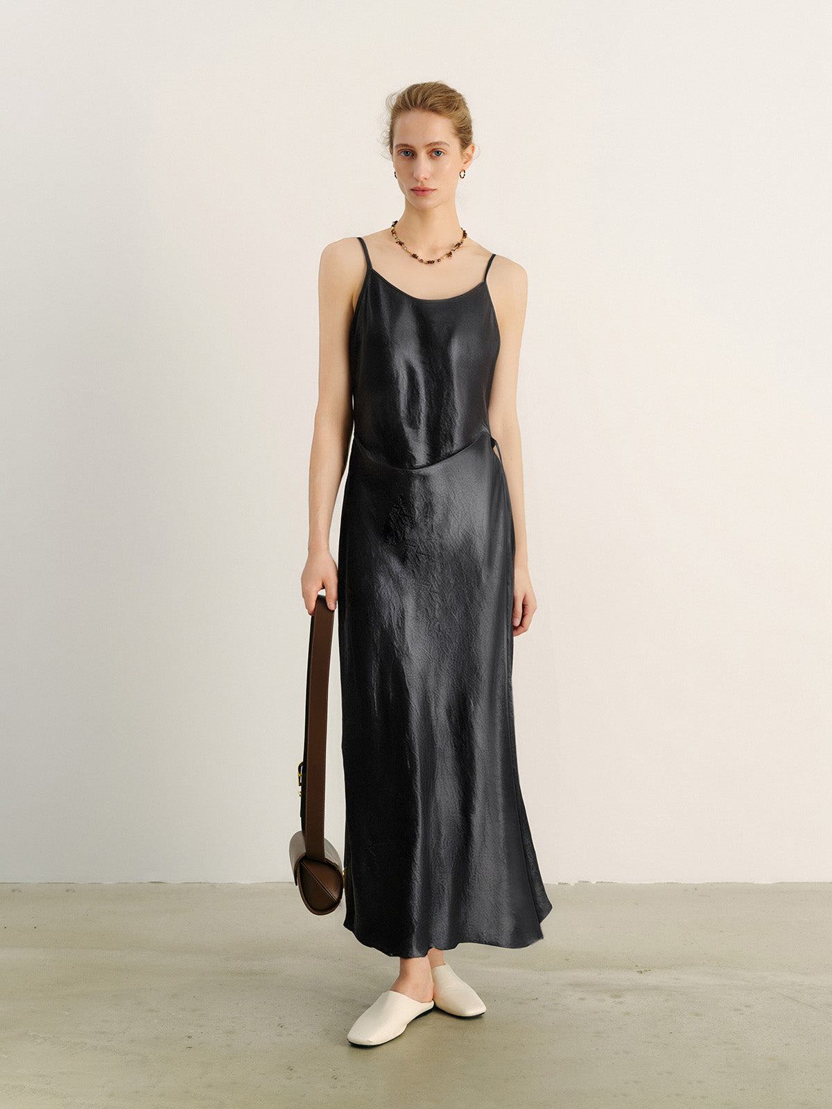 Pure Acetate Slip Dress