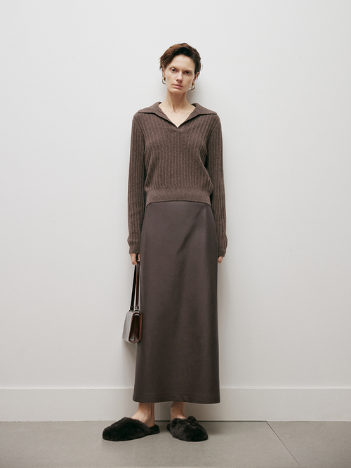 Load image 1 in gallery view. Polo Cashmere Sweater - MEILLEUR MOMENT OFFICIAL STORE NEW YORK 