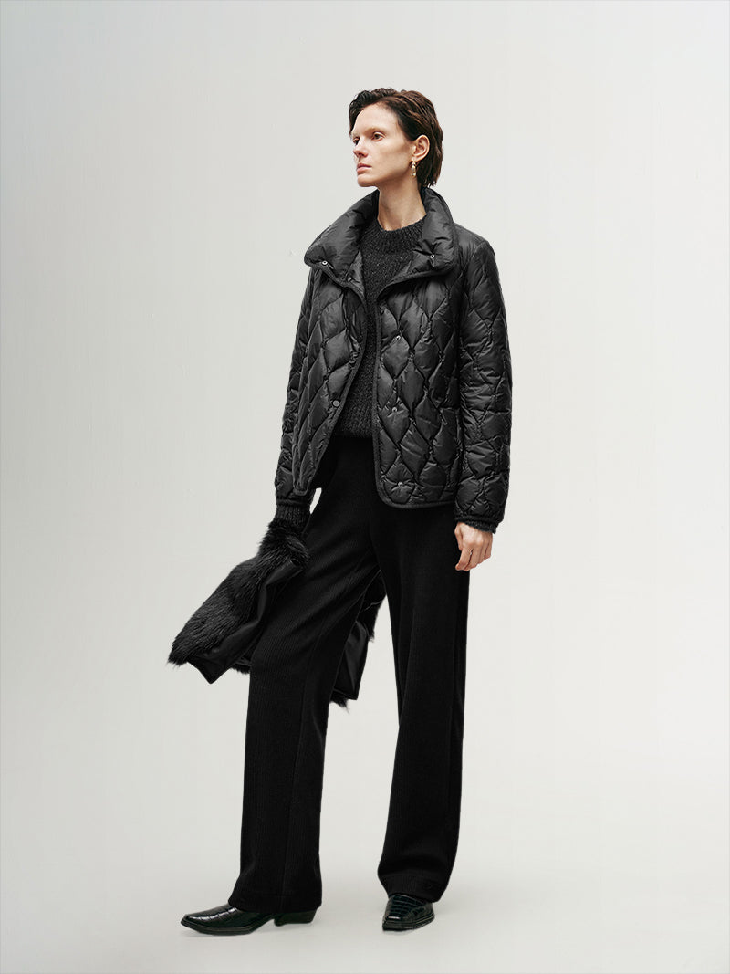 Ripple Goose Quilted Down Jacket - MEILLEUR MOMENT OFFICIAL STORE NEW YORK 