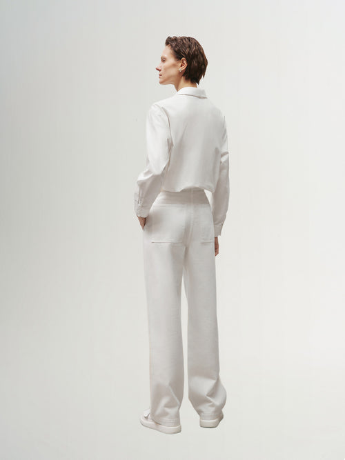 Load image 1 in gallery view. Pure Cotton Trousers