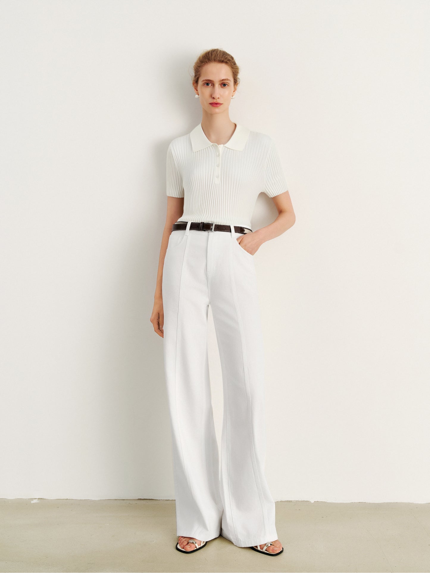 Relaxed-Fit Straight-Leg Jeans