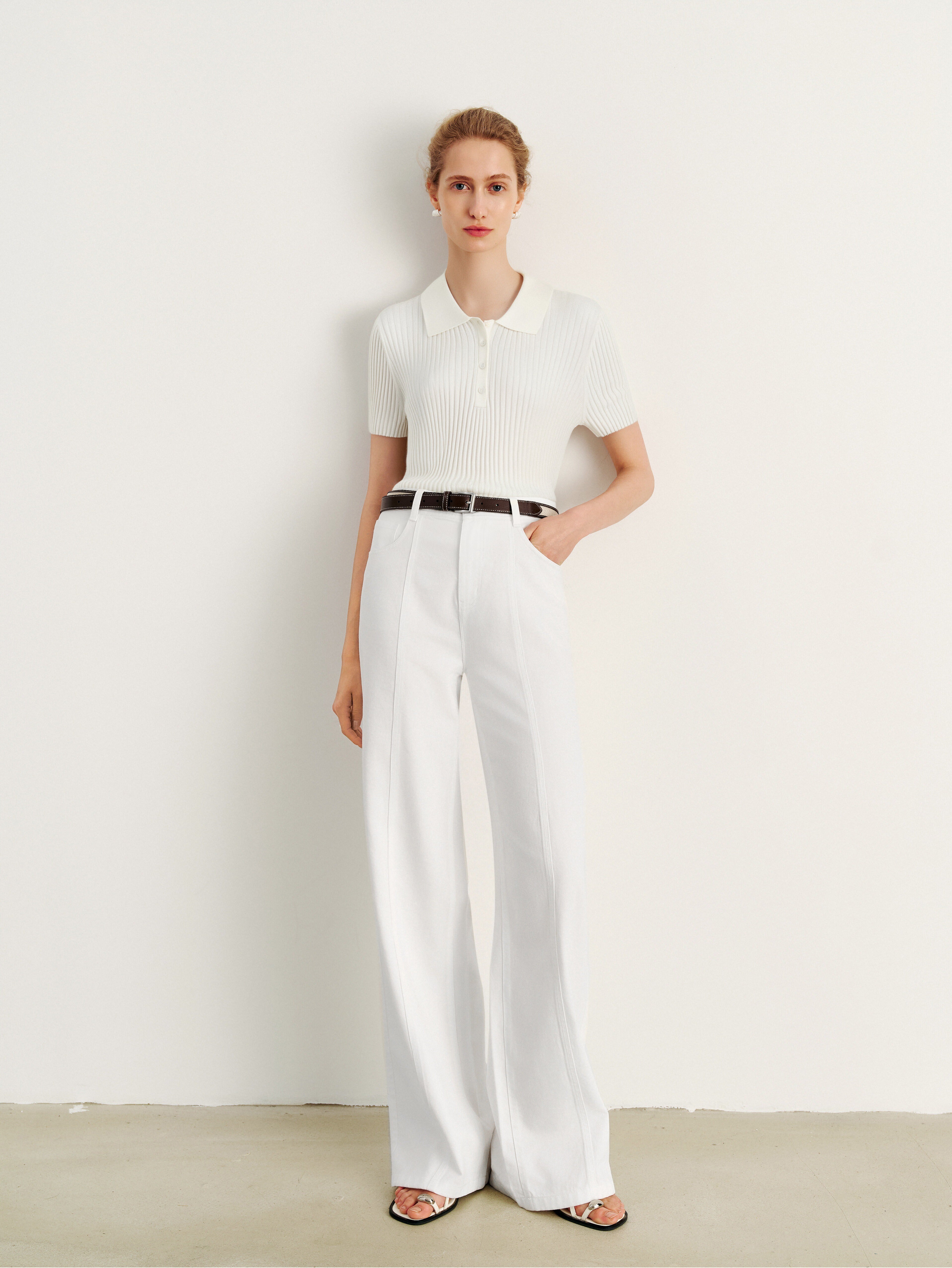 Relaxed-Fit Straight-Leg Jeans