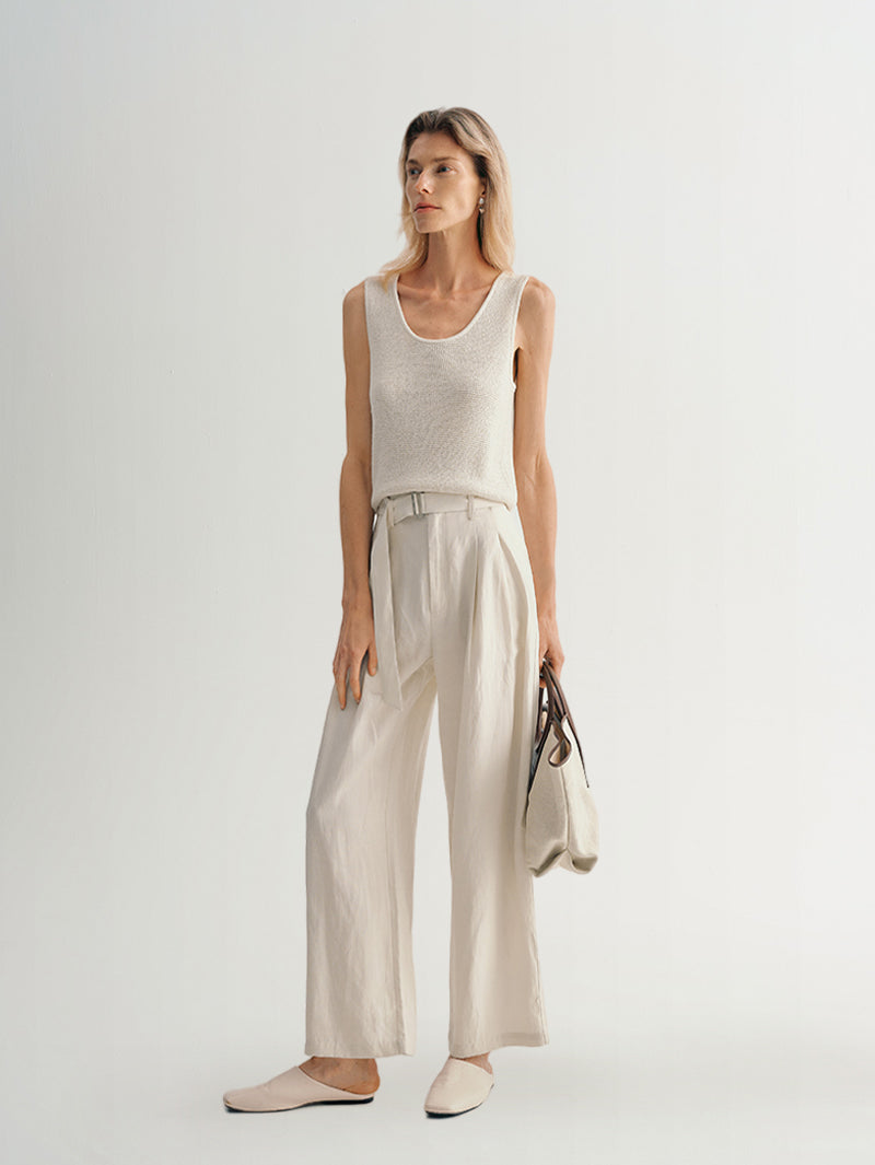 Lisa Tank Top - Beige