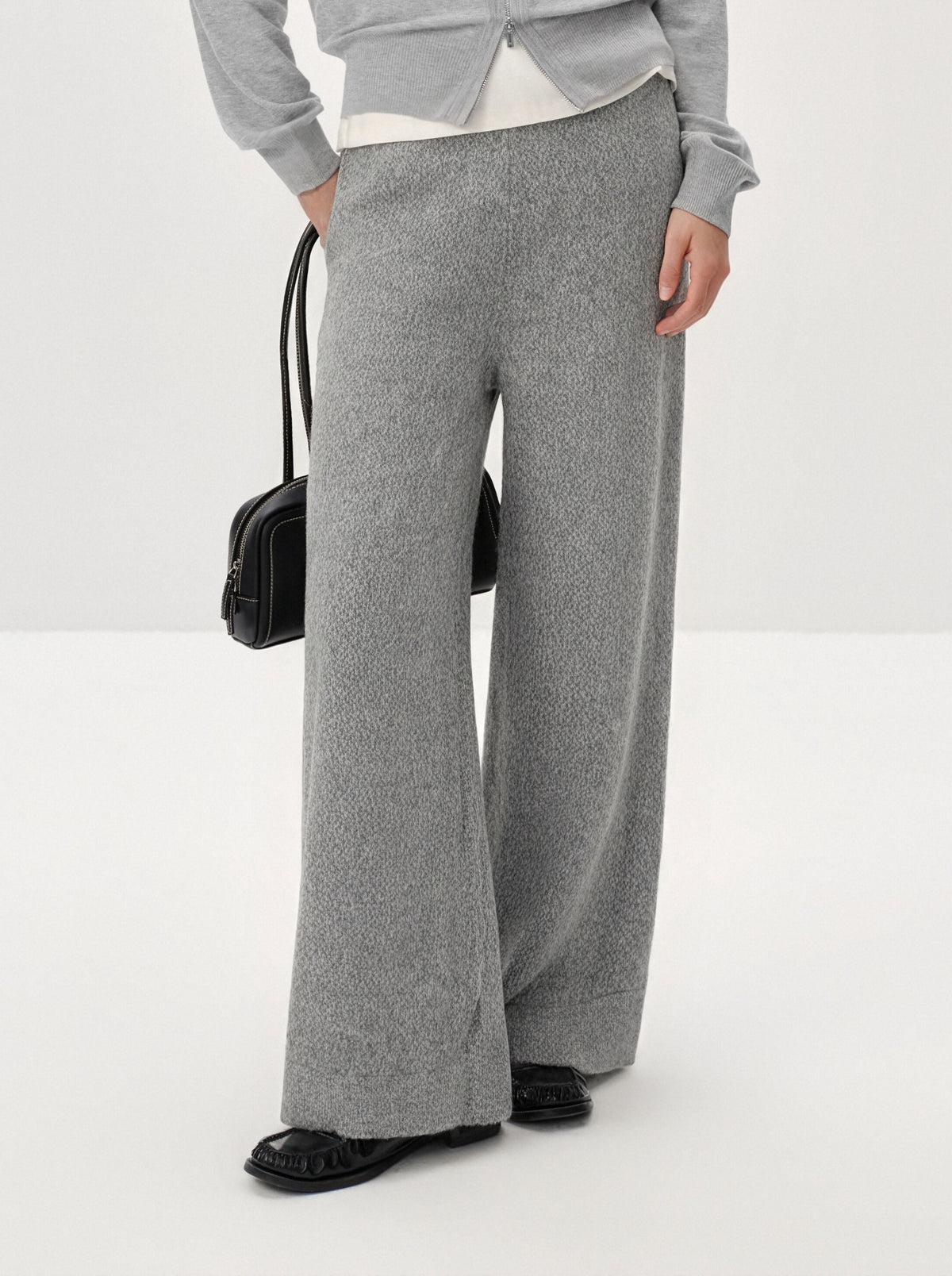 Cashmere Straight-Leg Knit Pants