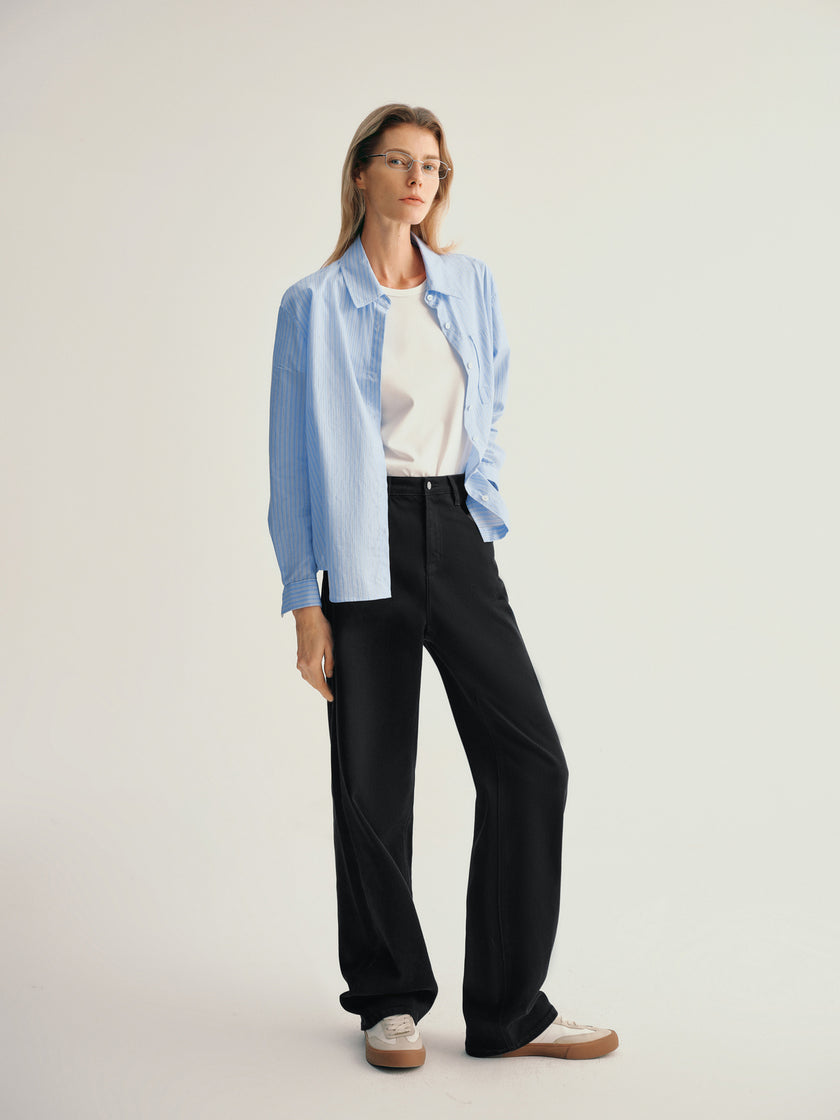 Stripe 100% Cotton Shirt