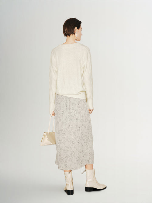 Load image 1 in gallery view. Chiffon Straight Fit Pleated Skirt - MEILLEUR MOMENT OFFICIAL STORE NEW YORK 