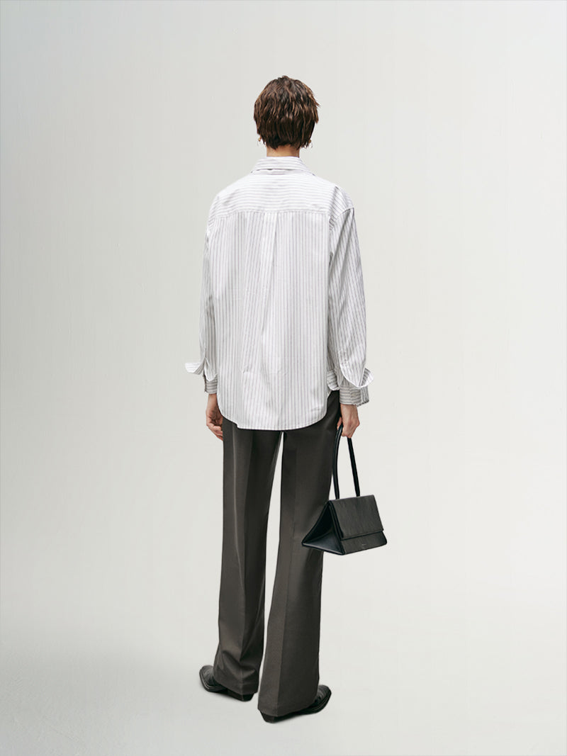 Stripe Classic Shirt - MEILLEUR MOMENT OFFICIAL STORE NEW YORK 
