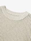 Linen Open-Knit Vest