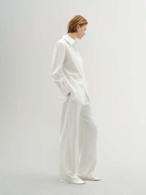 Load image 1 in gallery view. Structured Classic Stand-Collar Shirt