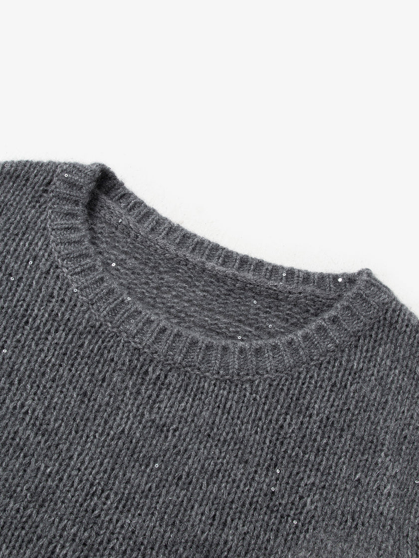 Cashmere Tiny Sequins Sweater