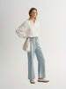 Concealed Placket Pure Silk Shirt