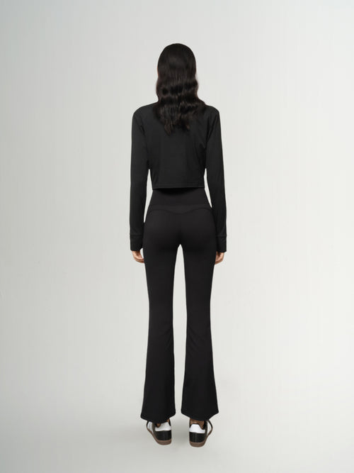 Load image 1 in gallery view. Yoga Zipper Cropped Jacket