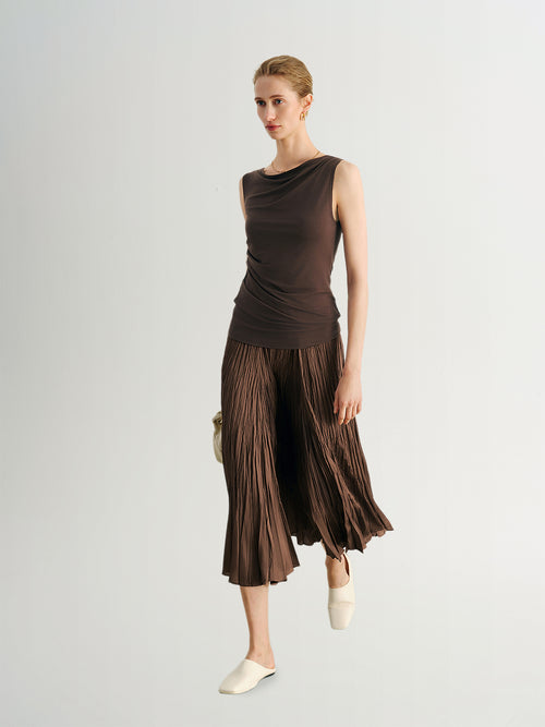 Load image 1 in gallery view. Ruched Fitted Tank