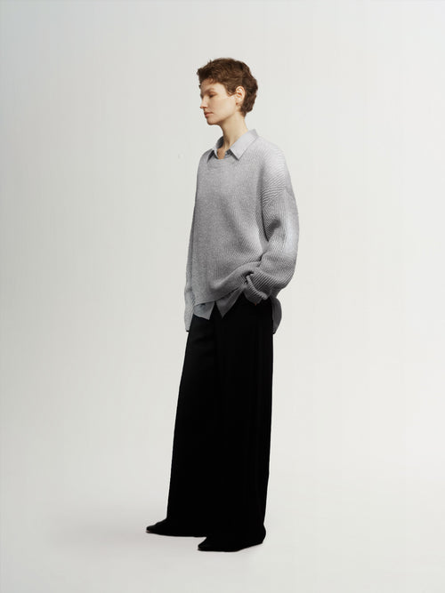 Load image 1 in gallery view. Rib Pullover Sweater
