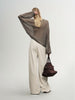 Cashmere-Silk Relaxed Pullover Sweater