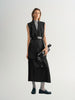 Acetate Midi Skirt