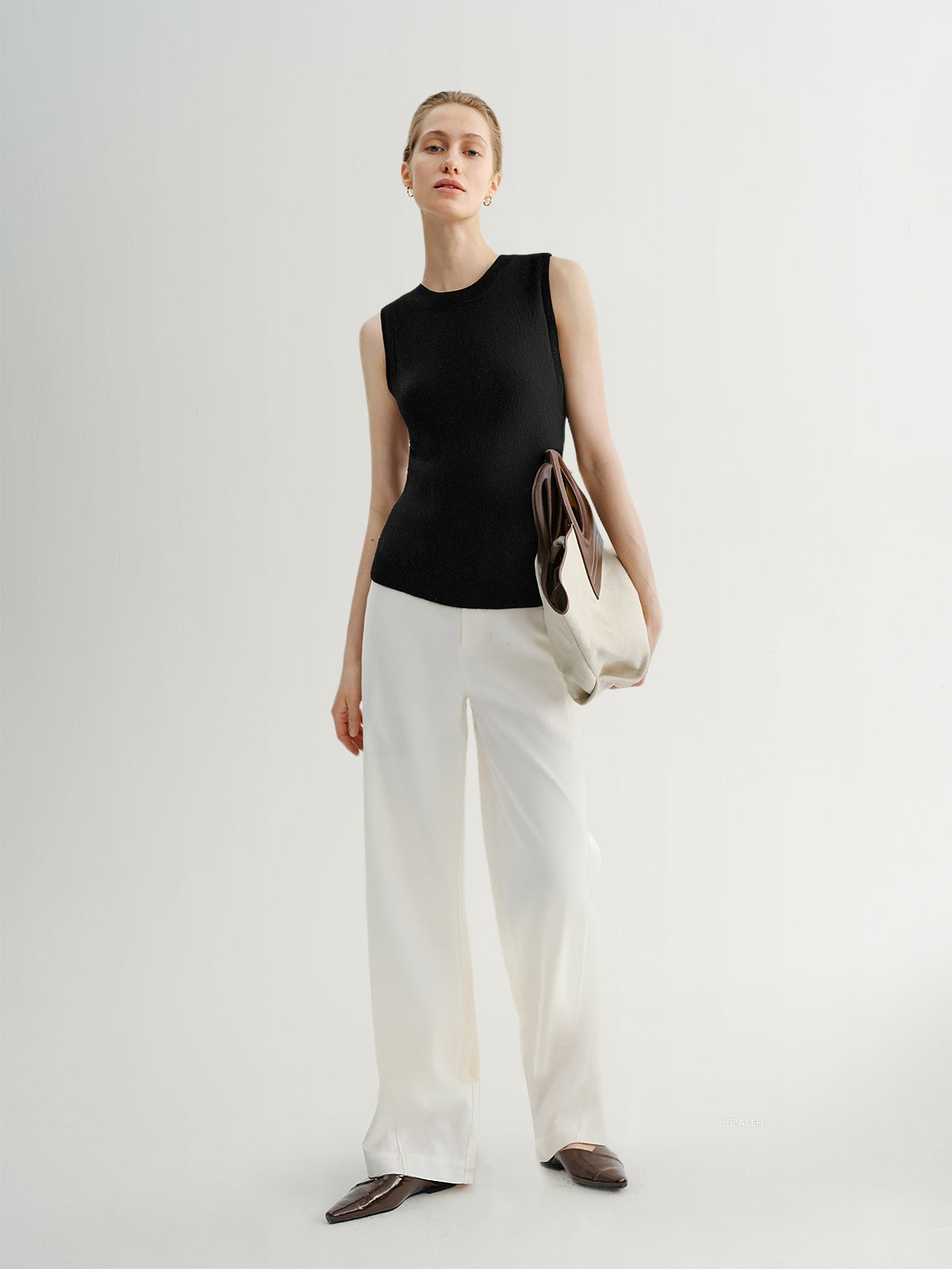 Pure Cashmere Tank 5EA13Q213Q