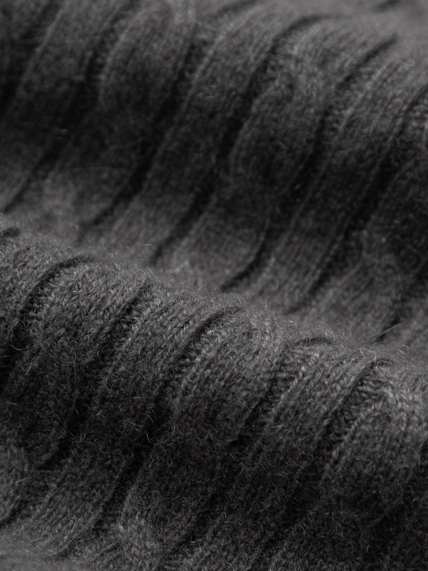 Cable Knit Cashmere Cardigan