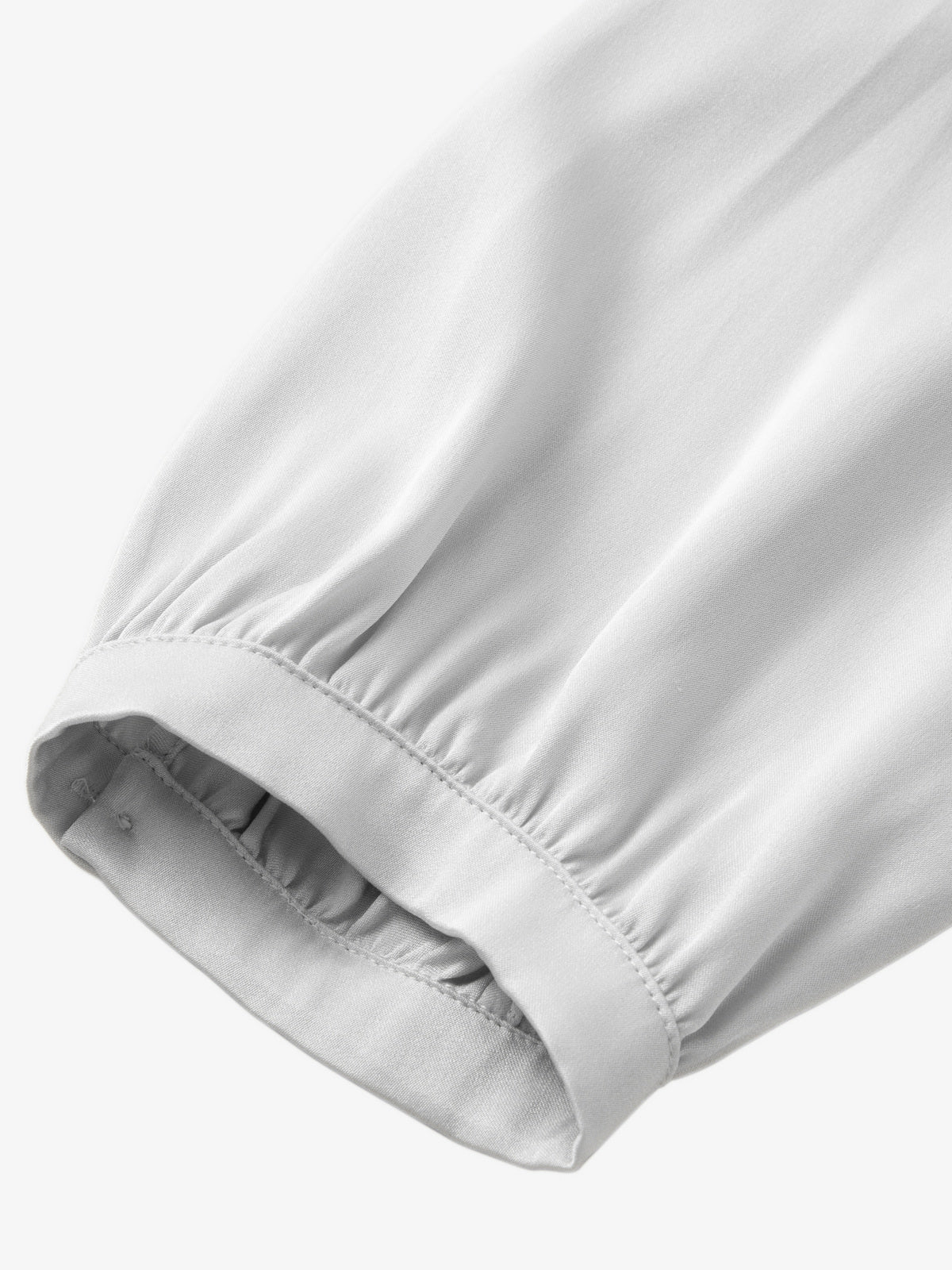 Tie Neck Silk Blouse