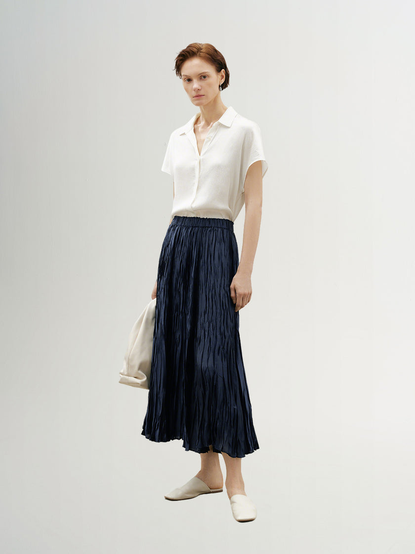 A-Line Midi Skirt