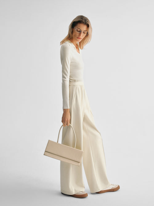 Load image 1 in gallery view. Casual Wide Leg Pants