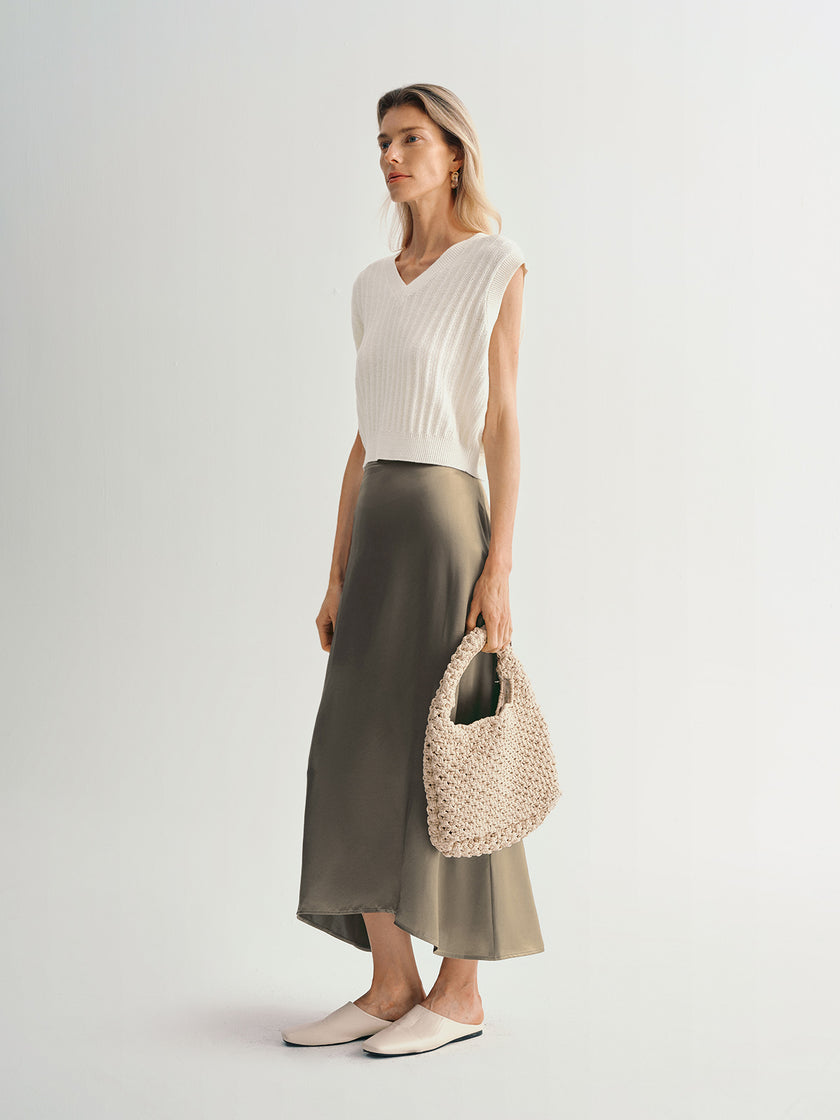 V-Neck Sleeveless Jumper