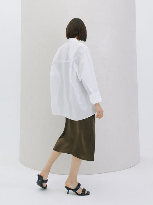 Load image 1 in gallery view. Pure Cotton Tailored Shirt