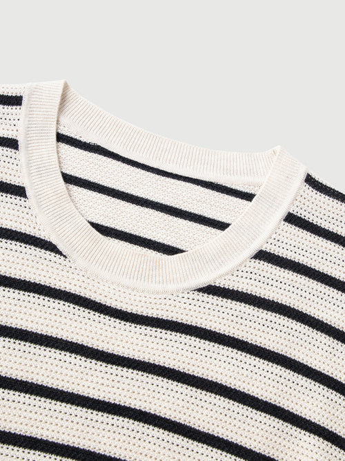 Load image 1 in gallery view. Stripe Sleeveless Jersey Dress