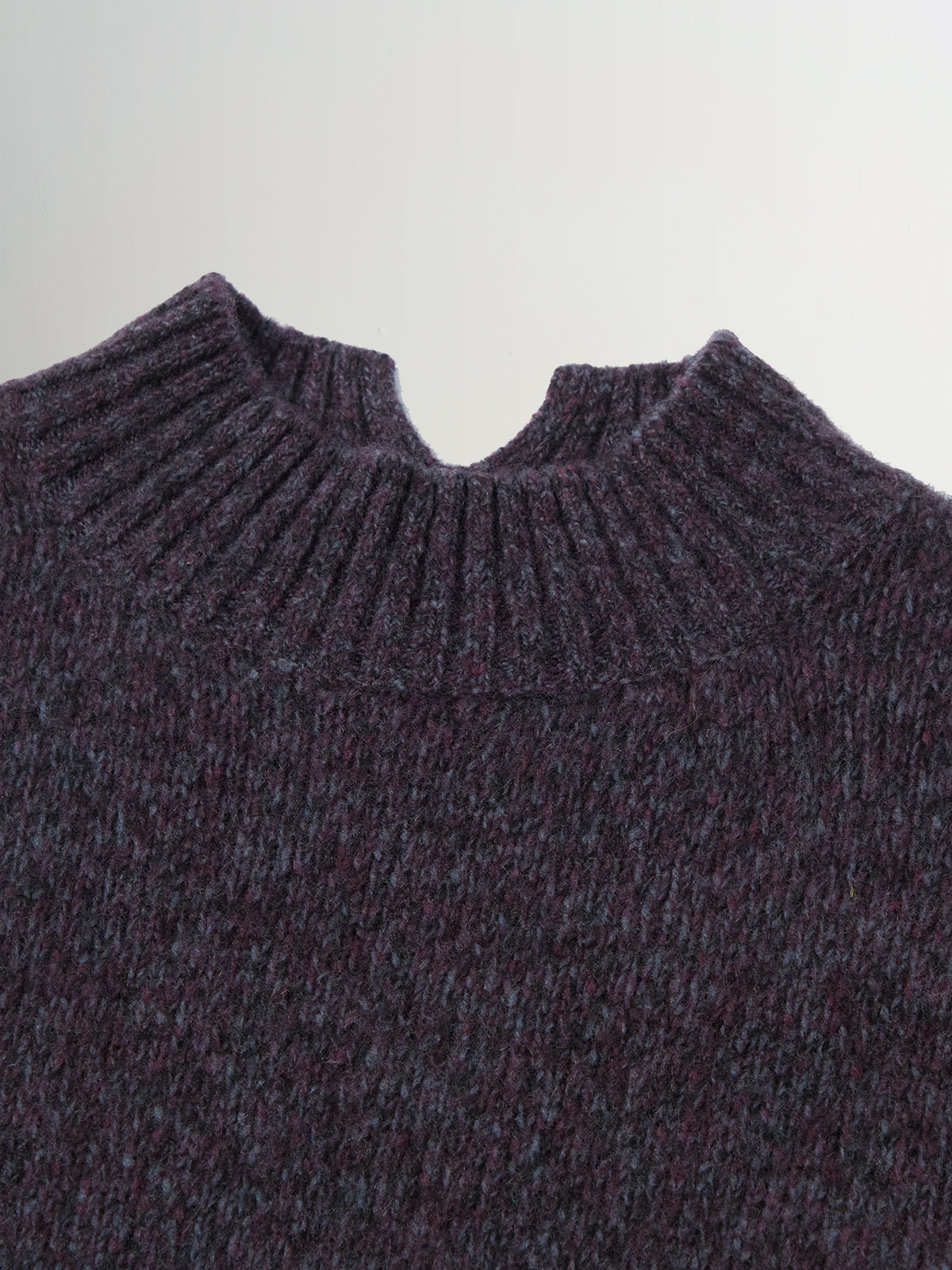 Deep Navy Crewneck Silk-Cashmere Sweater