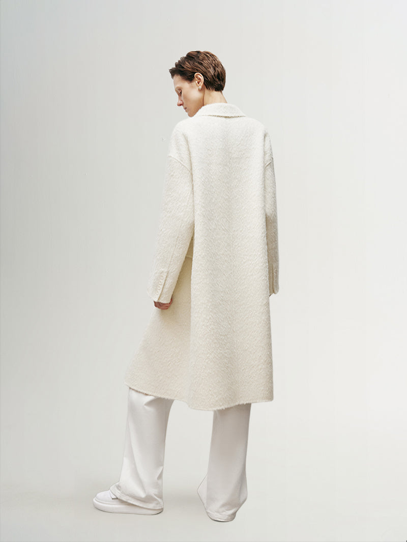 Peak Lapel Wool Coat - MEILLEUR MOMENT OFFICIAL STORE NEW YORK 