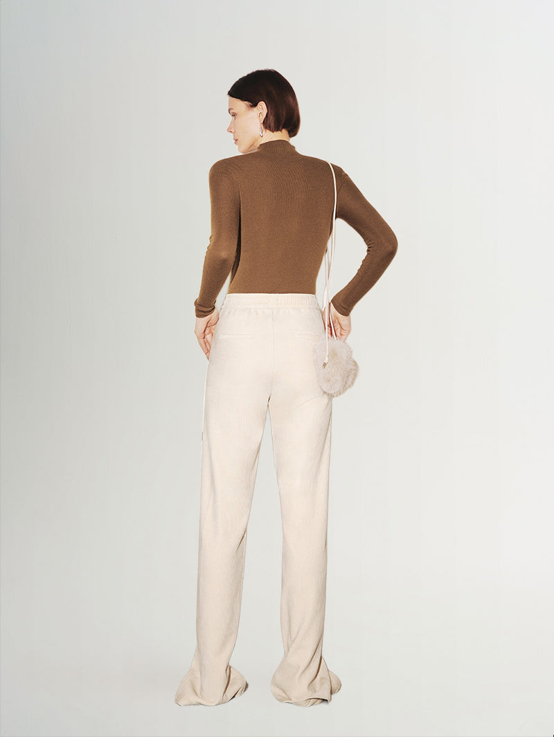 Chenille Wide Leg Trousers - MEILLEUR MOMENT OFFICIAL STORE NEW YORK 