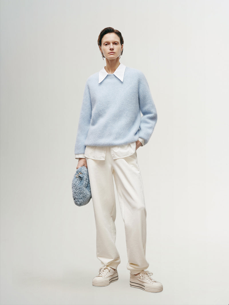 Pure Cotton Pull-On Trousers