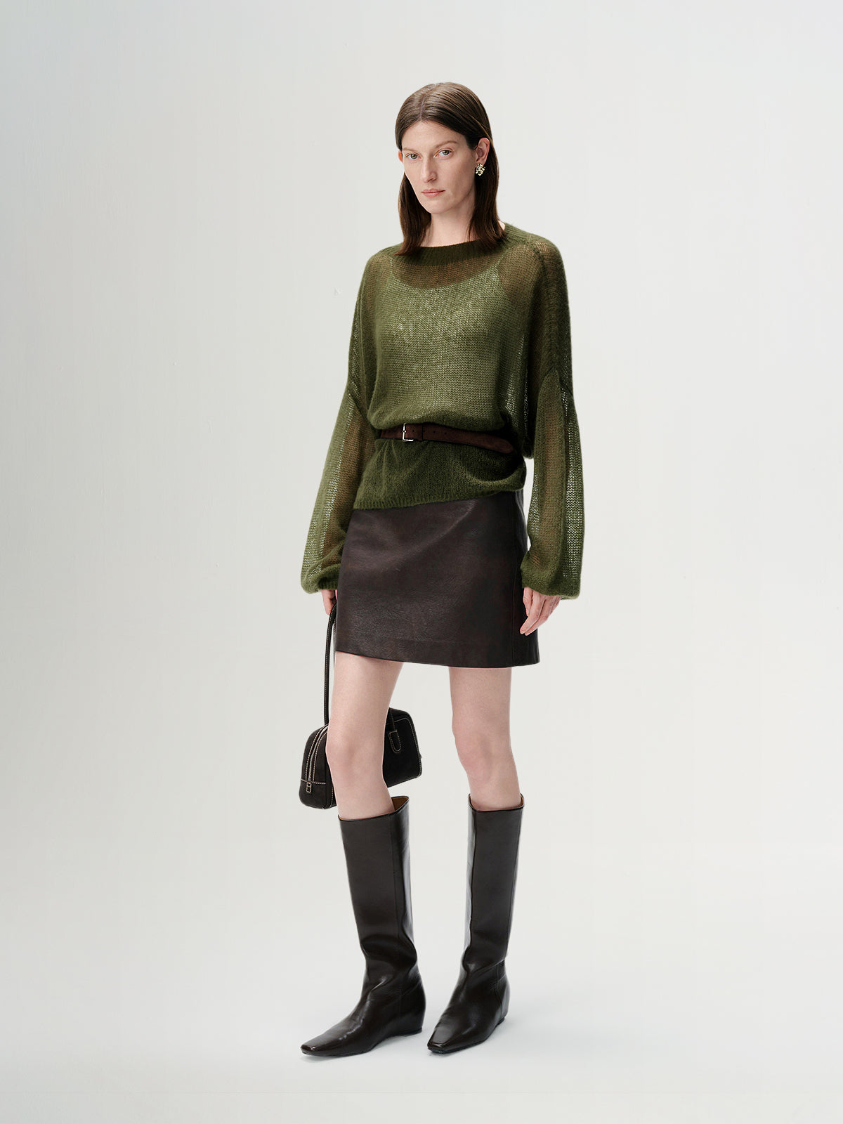 Lightweight Silk-Cashmere Knit Sweater