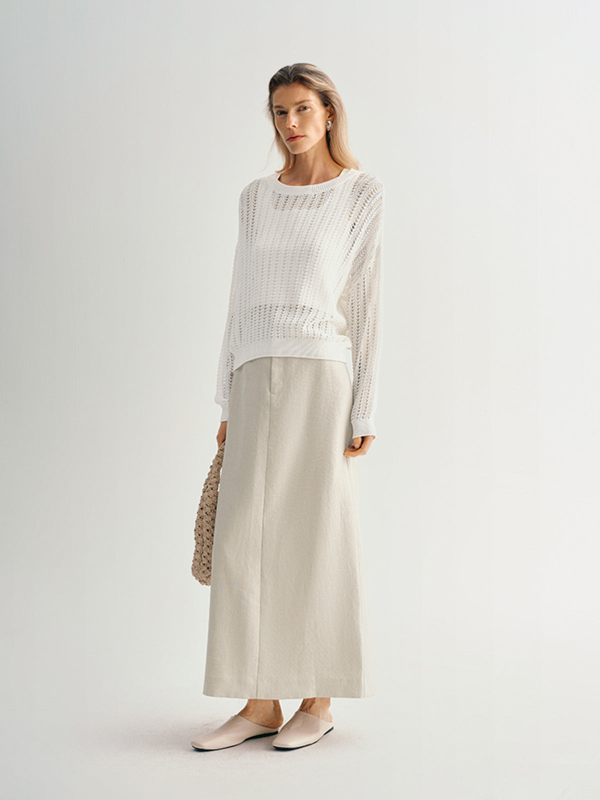 Open Knit Sweater