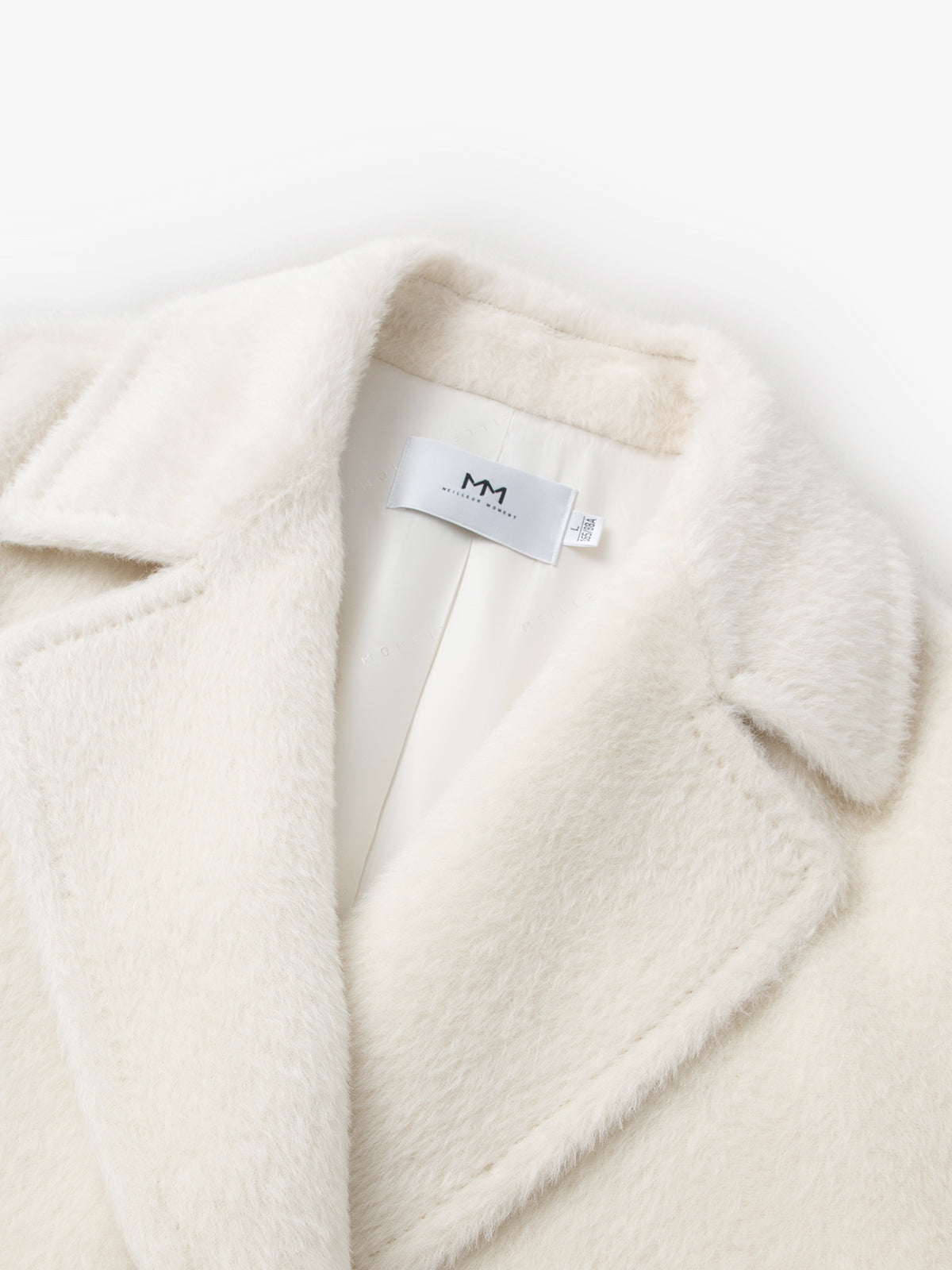 Double Breasted Alpaca Wool Peacoat