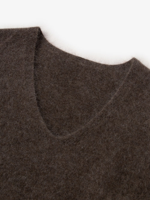 Load image 1 in gallery view. Lofty V Neck Cashmere Sweater