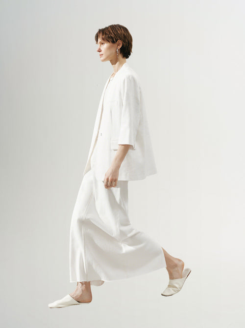 Load image 1 in gallery view. Quarter Sleeves Lyocell Blazer